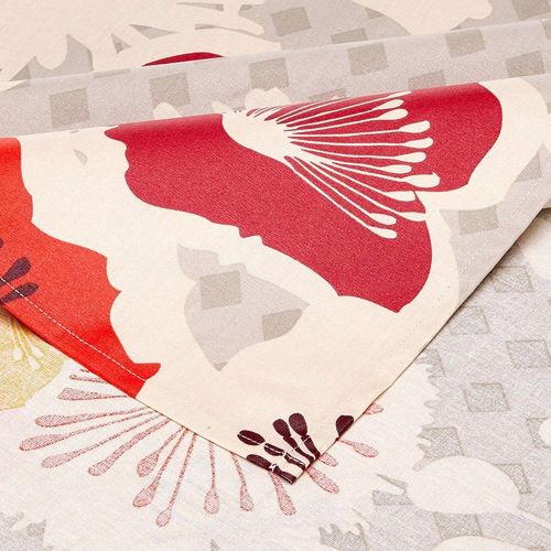 Nappe En Coton Enduit Pvc Multicolore 160x160 Cm