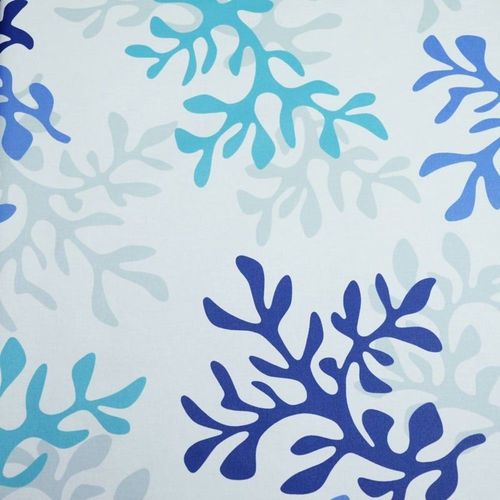 Nappe En Coton Enduit Bleue Rectangle 160 X 300 Cm