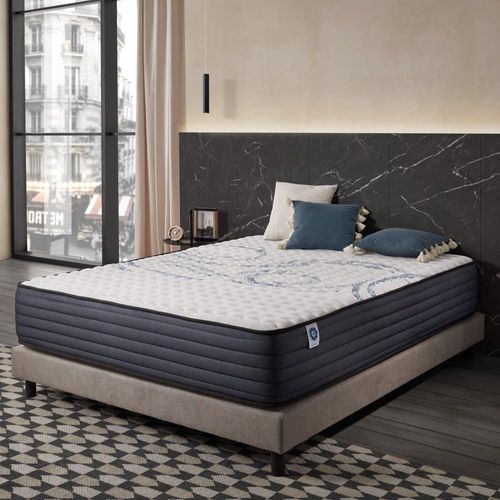Matelas 180x200 cm - Épais 30 cm - Blue Latex, Mousse HR