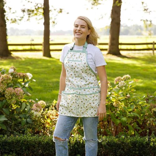 Tablier jardinage imprimé abeilles TU
