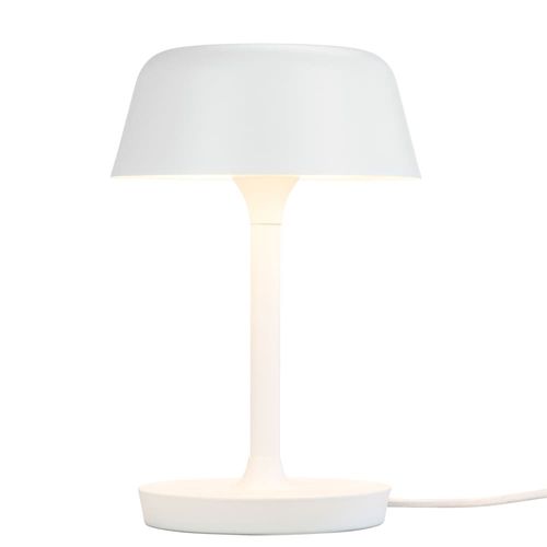 Lampe À Poser En Métal Blanc Mat