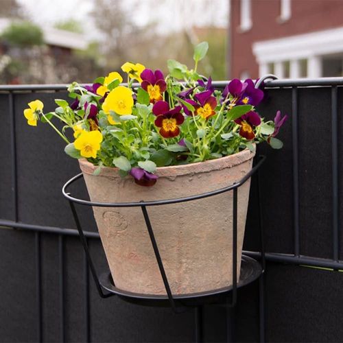 Support pot balcon rond 11 cm