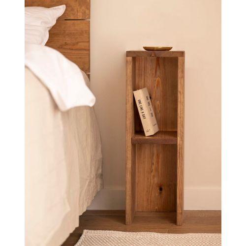 Table De Chevet En Bois De Sapin Vieilli 60x20cm