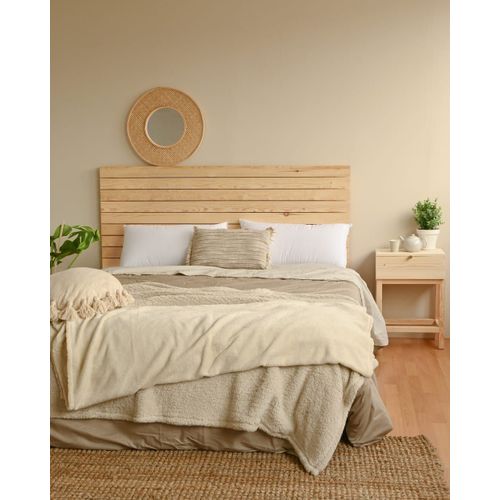 Tête De Lit En Bois De Pin Naturelle 160x80cm