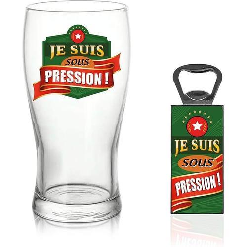 Stc Coffret Verre À Bière Pression