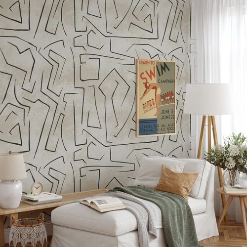 Papier Peint Graffiti,papier écologique fin,200x280cm,8 feuilles