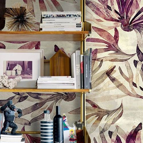 Papier Peint Algues,papier écologique fin,200x280cm,8 feuilles