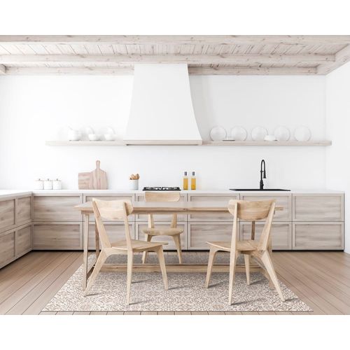 Tapis Vinyle Carreaux Ciments Triana Brun 40x80cm