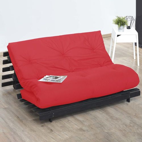 Matelas futon latex rouge 90x190