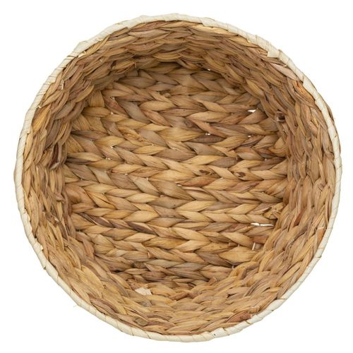 Corbeille À Pain Classique Ronde En Jacinthe Tressée - 26cm