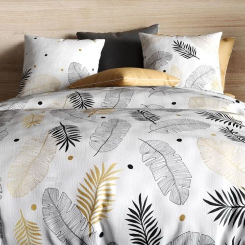 Parure De Lit En Coton Blanc 200x200 Cm Cm