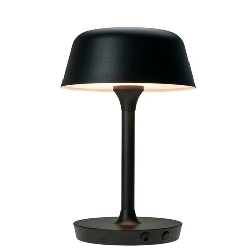 Lampe À Poser En Métal Noir Mat