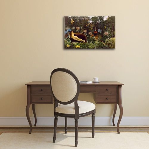 Tableau impression sur toile Le Rêve Henri Rousseau 80x120cm