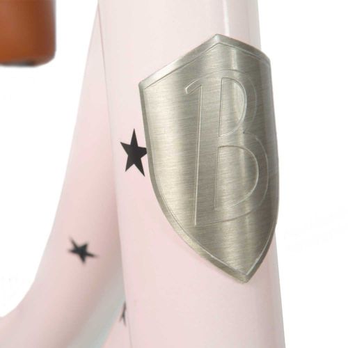 Draisienne Métal Rose Avec Étoiles