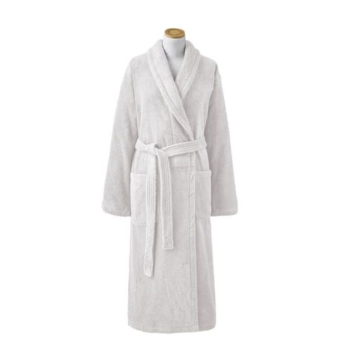Peignoir De Bain Avec Capuche Gris S