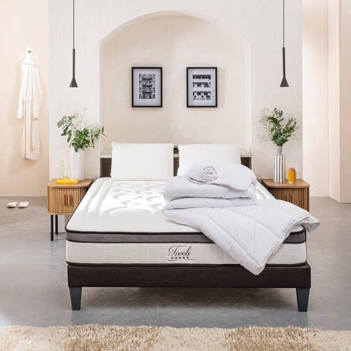 Pack 160x200 cm Matelas + Sommier + Accessoires