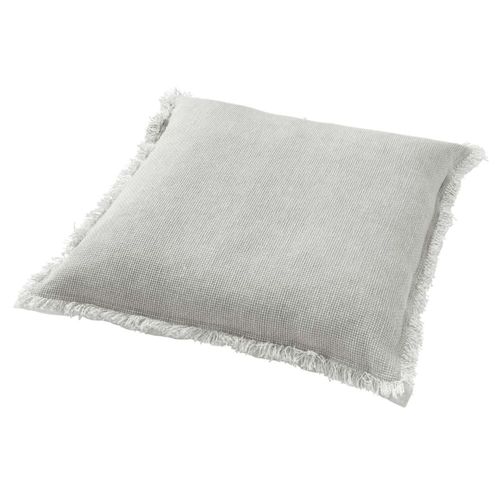 Housse De Coussin Gris En Coton-45x45 Cm Uni