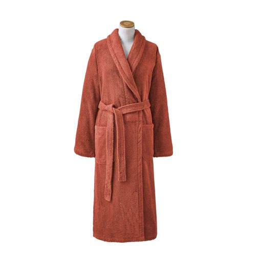 Peignoir De Bain Avec Capuche Orange L