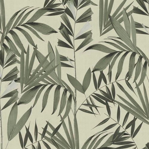 Papier peint végétal Japon vert 1005x52cm