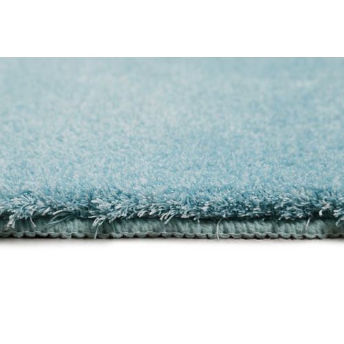 Tapis de bain doux dégradé turquoise 60x100