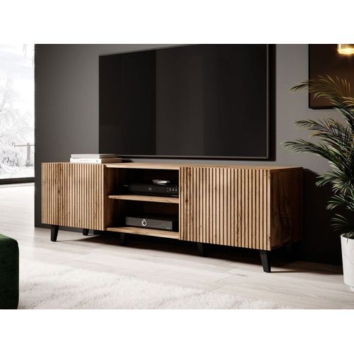 Meuble Tv Style Contemporain 150 Cm Bois