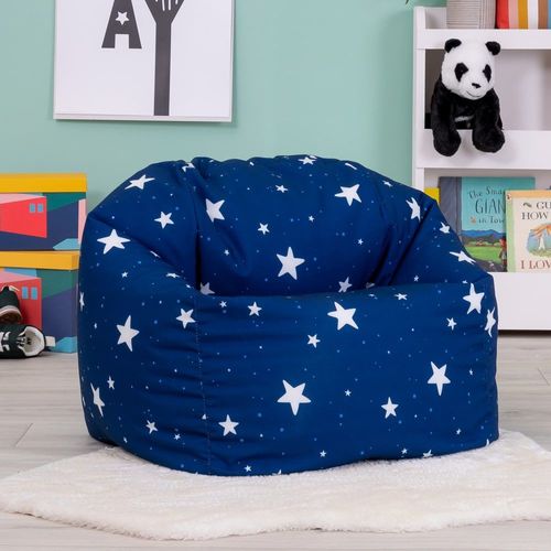 Pouf Fauteuil Enfant Bleu Marine