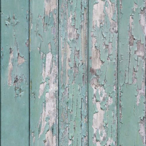 Papier peint planches vintage vert 1005x52cm