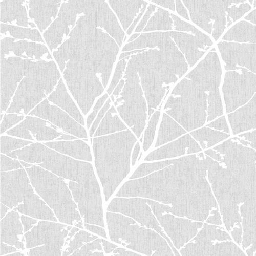Papier peint innocence gris blanc 1005x52cm