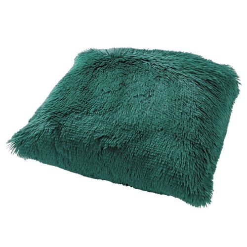 Housse De Coussin Fluffy - Vert 60x60 Cm