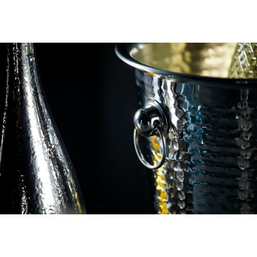 Seau À Vin Et Champagne En Acier Inoxydable Argenté