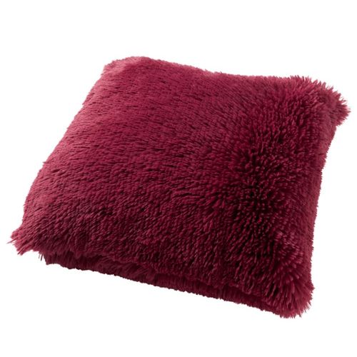 Housse De Coussin Fluffy - Rouge 60x60 Cm