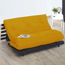 Matelas futon latex ocre 90x190