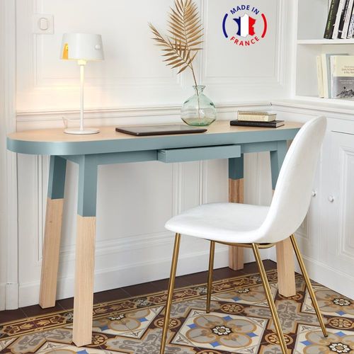 Bureau Console 140 Cm, 100% Frêne Massif