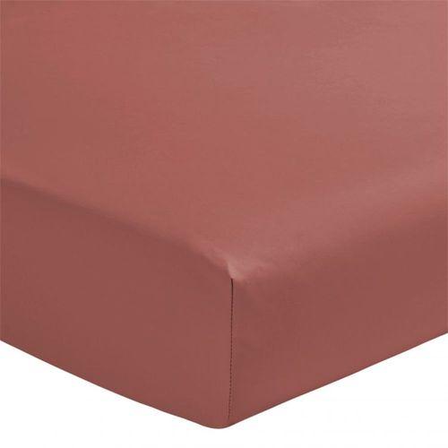 Drap Housse En Coton Rose 200x200 Cm