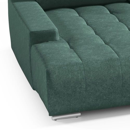 Canapé Panoramique 5 Places Convertible Coffre Stratifiés Vert