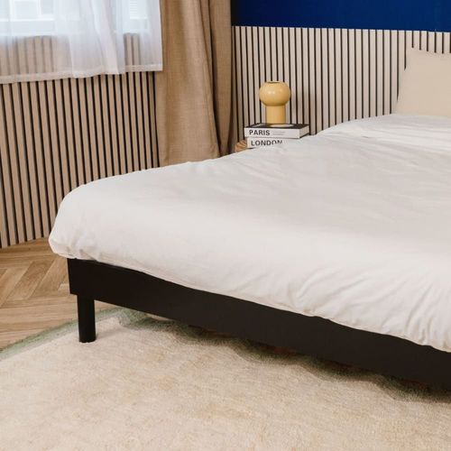 Sommier Kit Bois Anthracite 90x190cm
