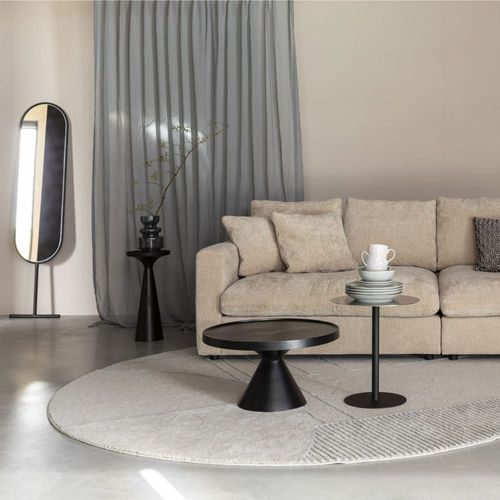 Table Basse En Métal Ø60cm - Noir