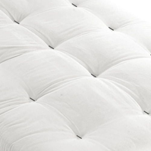 Matelas futon coeur latex ferme 13cm écru 90x200
