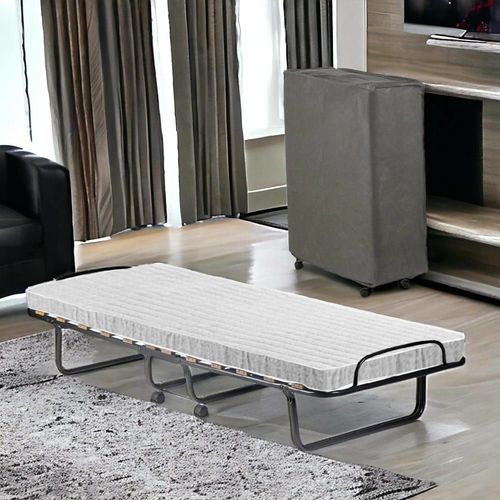 Lit Pliant En Bois Blanc 190x80h37 Cm
