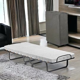 Lit Pliant En Bois Blanc 190x80h37 Cm