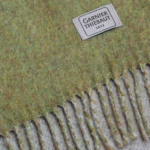 Plaid Laine & Autres Fibres Beige 130x170 Cm