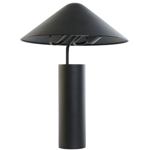 Lampe À Poser Rétro Métal Noir 39x39x45cm