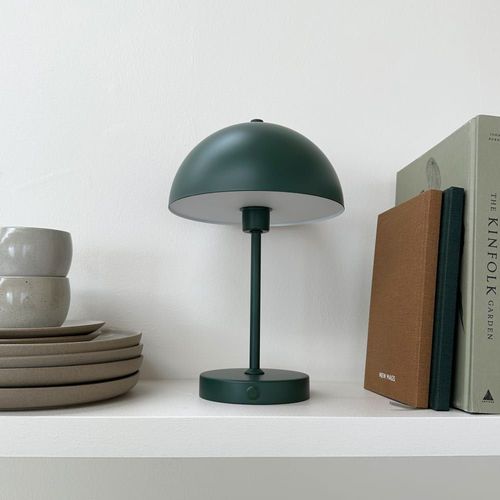 Lampe À Poser En Métal Vert Foncé