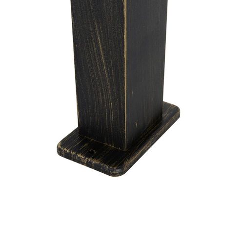 Lampadaire Extérieur Industriel Or Antique 80 Cm Ip44