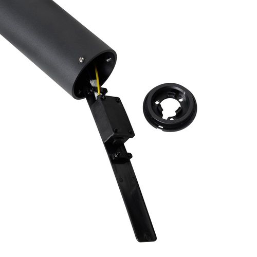Lampadaire Extérieur Noir 50 Cm Réglable