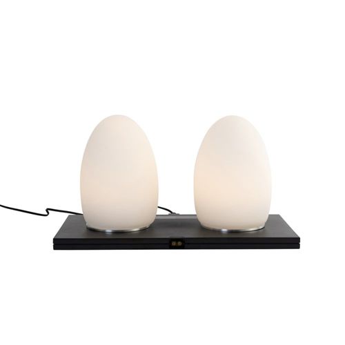 Lot De 2 Lampes De Table Blanches Rechargeables