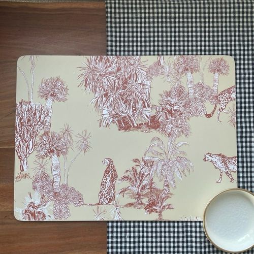 Set De Table Rectangle Rigide Brousse 30x40cm