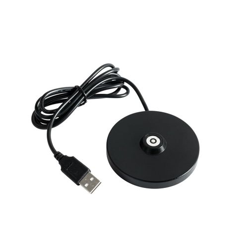 Lampe De Table Noire Rechargeable Avec Station De Charge