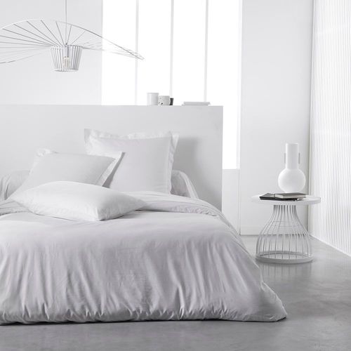 Drap Housse Grand Bonnet 2 Personnes Uni Coton 140x190 Cm