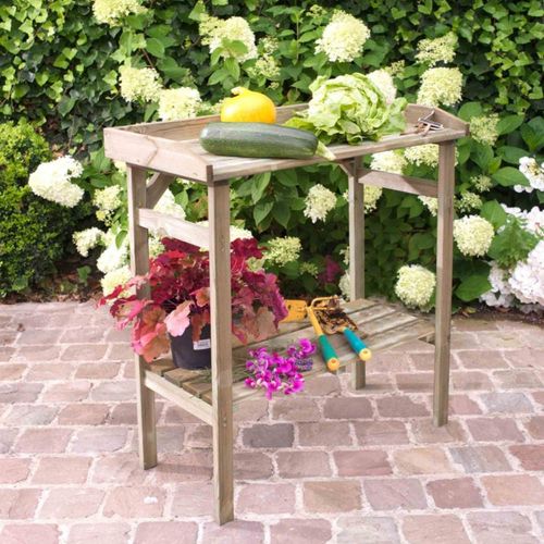 Table De Rempotage En Bois Marron 80 X 40 X 85 Cm